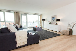 Modelwoning in nieuw appartementencomplex ingericht door Nickies